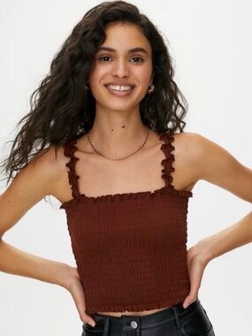 Aritzia Wilfred Free Essence Tank (Rustique)